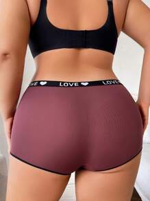 SHEIN Plus Size Boxer Briefs 5 Pack Simple And Stylish Casual Daily - Multicolor - View 7