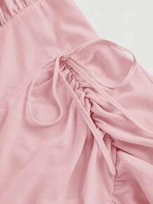 SHEIN MOD Plus Size Apricot Romantic Multilayered Vintage Palace Style Ruffle Hem Dress For Women,Birthday Dresses For Women