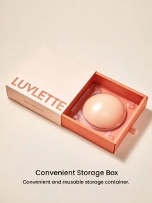 LUVLETTE 透气粘性隐形乳贴 - 附赠乳贴 - 夏季婚庆文胸解放胸部的最佳选择 - 駝色 - 查看 9