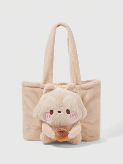 Kawaii Fashion Cartoon Shoulder Large Capacity Handbag