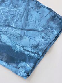 Manfinity EMRG 男士年轻街头风格 INS 仿生迷彩数码印花翻领拉链夹克套装、迷彩工装套装、男士两件套服装、卡其色男士裤子