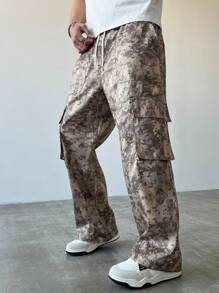 Manfinity EMRG Plus Size Men Casual Pants, Minimalist Style For Everyday Wear