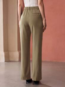 MOTF PREMIUM QUẦN VEST TÚI XÉO CÓ NHỜN ÉP - Màu Khaki - Xem 4