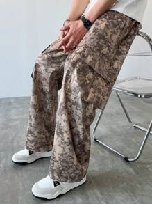 Manfinity EMRG Plus Size Men Casual Pants, Minimalist Style For Everyday Wear