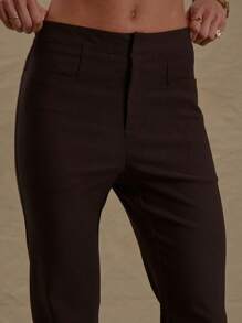 MUSERA 修身中腰喇叭裤，性感Y2K春夏圣诞新年派对必备