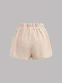 SHEIN Girlism 3pcs/Set Teen Girls Casual White Camisole, Shorts, And Shirt Holiday Outfits