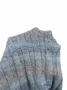 Chiquease Women's Backless Criss-Cross Strap Design Knit Sweater Dress - Baby Blue - View 4