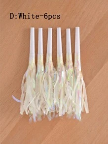 24pcs Party Blowers, Noise Makers Glitter Metallic Fringed Party Horns For Birthday Blow Horns Graduation Sporting Party Favors Supplies, Halloween Decor, Back To School, Supplies School, School Stuff