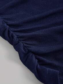 SHEIN Teen Girl Knit Colorblock Casual Ruched Camisole Top