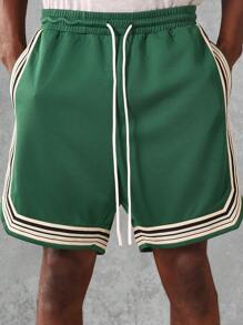 Sumwon 洛杉矶大学队标志超大T恤运动套装篮球短裤街头服饰夏季运动休闲两件套都市时尚训练服 - 彩色 - 查看 8