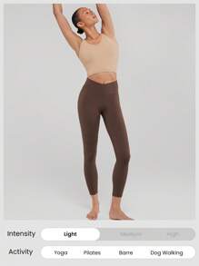 GLOWMODE FeatherFit™ U Back Cropped Active Tank Top Low Impact Yoga Daily