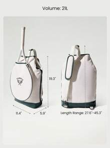 GLOWMODE 21L Adjustable Detachable Strap Bag Tennis Golf