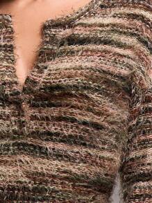 MUSERA Textured Fitted Playsuit Casual Summer Vacation  Evening - Multicolor - View 6