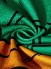 TEENAGE MUTANT NINJA TURTLES | SHEIN 宠物用可爱海龟印花连帽衫 - 綠色 - 查看 8