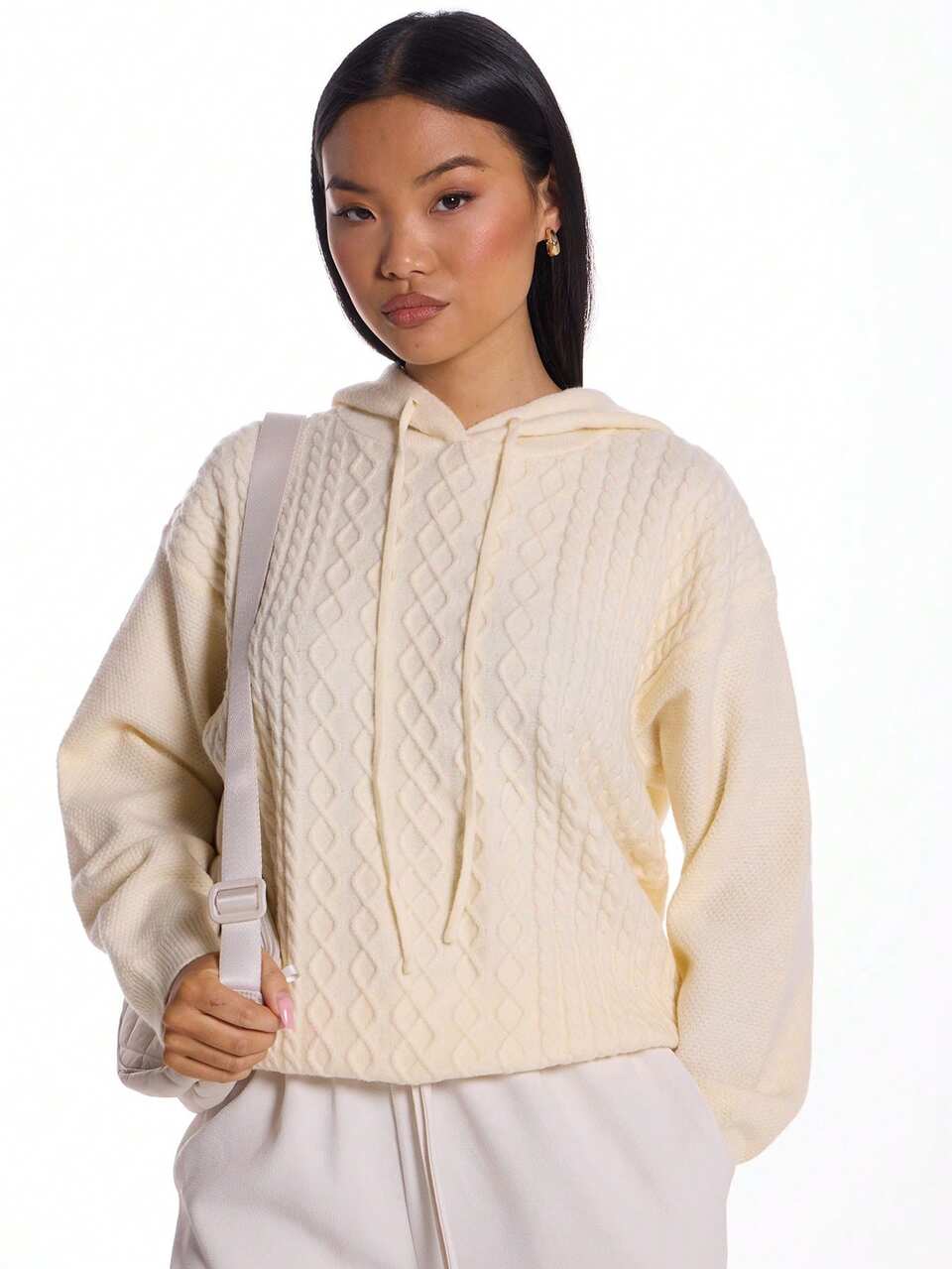 Pull tricoté à capuche, style décontracté pour les vacances d'été, printemps et été