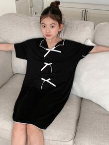 DAZY Tween Girl Tween Girl Fall/Autumn Pajamas - Black - View 1