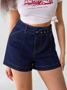 Athîral Denim Women's Casual Denim Jeans, Minimalist And Fashionable For Daily Wear - Navy Blue - View 5