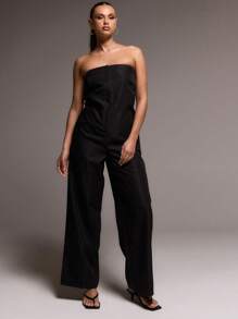 MUSERA Women Jumpsuits Elegant Prom Graduation Spring Summer Vacation Casual - Black - View 4