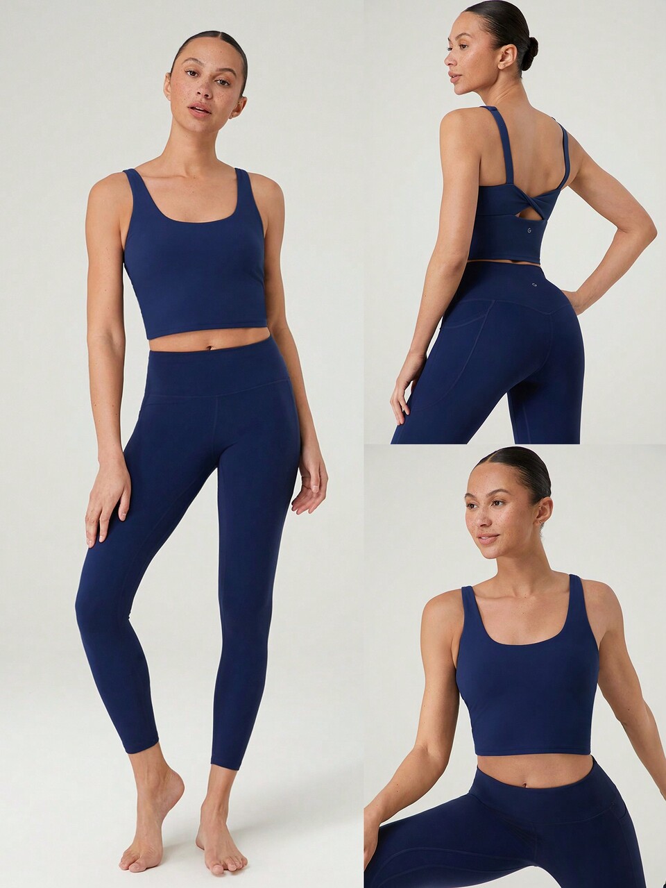 FeatherFit™ Twist Back Longline Sports Bra