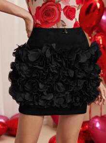 Calvaya Falda estilo A de ajuste ceñido y elegante para mujer