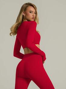 Musera Sport Active Long Sleeve Thumb Detail Top , Padel, Tennis, Pickleball Gym Fitness