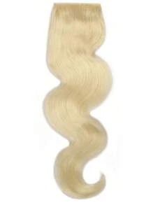 613 金色一体式接发金色直发手工真人发片接发片接发片适合女士万圣节服装 - S613 - 查看 5