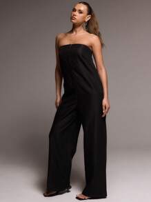 MUSERA Women Jumpsuits Elegant Prom Graduation Spring Summer Vacation Casual - Black - View 2