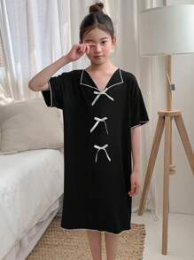 DAZY Tween Girl Tween Girl Fall/Autumn Pajamas - Black - View 5