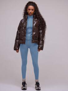 Musera Sport High Neck Zip Up Contour Jacket , Padel, Tennis, Pickleball Gym Fitness