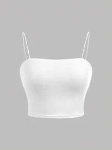 SHEIN Girlism 3pcs/Set Teen Girls Casual White Camisole, Shorts, And Shirt Holiday Outfits