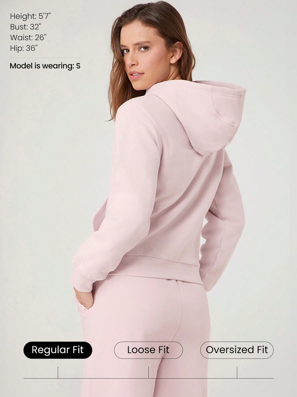Everyday Fleece Regular Ribbed Trim Sweatshirt With Kangaroo Pocket Daily Casual Fall Winter