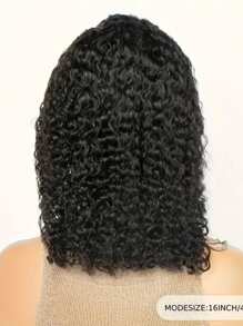 Wear And Go Bob Wigs Human Hair Deep Wave 4x4 Lace Closure Glueless Wigs Pre Plucked Pre Cut Ready To Wear 150% Density Curly Bob Wigs For Women Beginner Friendly - Natural Black - View 4
