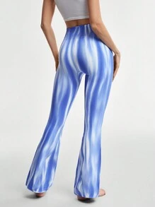 Core Rhythm Women's Tie-Dye Tie Dye Flared Sports Pants - Multicolor - View 2