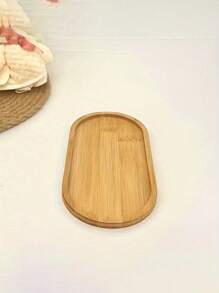 1 件/2 件木制储物托盘 - 用于珠宝和家居装饰的装饰台面收纳盒 - 可手洗，简约设计，适用于浴室、餐桌和客厅 - 棕色 - 查看 10