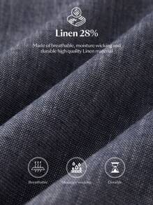 Ontre 休闲女式翻领长袖西装外套，带口袋，夏季女式办公室 - 藍色 - 查看 8