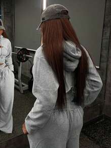 INAWLY 2pcs Set Sexy Afro-Inspired Women's Top - Grey - View 2