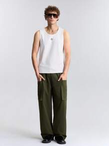 Ontre 男士圆领无袖简约背心，休闲和度假