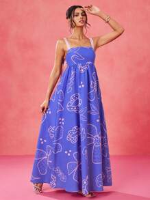 VALERIA GALIPOLI Designer Blue Floral Print Pink Maxi Sun Dress For Women, Festival, Tropical, Summer, Beach, Concert, Elegant, Vacation, Boho, Concert Outfit Spring Dress Summer Dress Prom Dress Elegant Evening Dress Women Blue Maxi Prom Dress Wedding Brunch Outfits Tea Party Dress Pastel Rave Outfit Summer Dresses For Woman Spring Dresses For Woman Women Clothing Summer Dresses Spring Dresses For Women Summer Dresses For Women