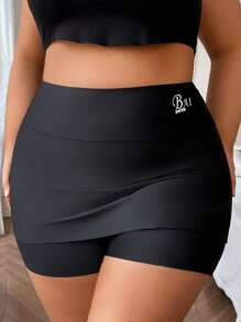 3 Pcs/Pack Plus Size Women Letter Print Casual Bikini Briefs - Multicolor - View 5