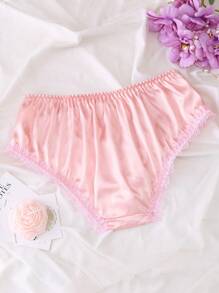 PetitDoll سروال داخلي نسائي مزهر بألوان متناقضة بطراز قري رومانسي كيوت - متعدد الألوان - مشاهدة 2