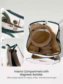 GLOWMODE 21L Adjustable Detachable Strap Bag Tennis Golf