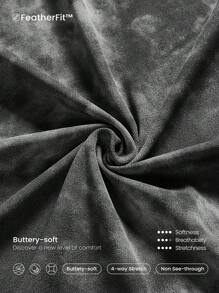 GLOWMODE FeatherFit™ U Back Cropped Active Tank Top Low Impact Yoga Daily Fall Winter - Multicolor - View 6