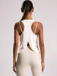 Musera Sport Musera Sport Lightweight Loose Racer Neck Sleeveless Active-Wear Tank Top, Padel, Tennis, Racquetball, Pickleball Gym Fitness