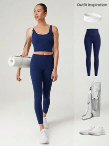 GLOWMODE FeatherFit™ Twist Back Sports Tank Top Low Impact Yoga Daily Gym Spring Summer