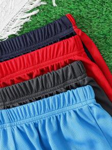 Tween Boy Sports 2pcs/Set Shorts And White Top, Summer, School, Campus, College