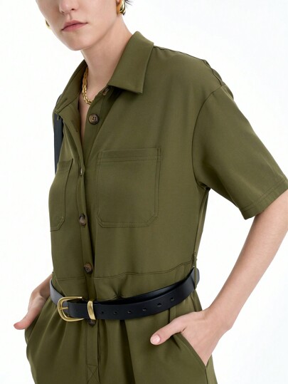 Aalyst Women's 2025 New Style Retro Casual Jumpsuit