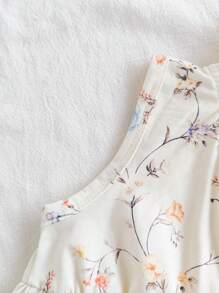 Vintaside Kids 女婴休闲碎花无袖连衣裙