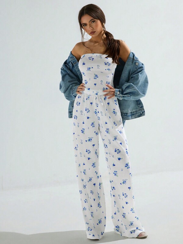 Athîral Valentines Day-Women Pants,Ditsy Floral,Western Wear Women