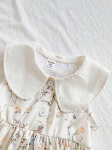 Vintaside Kids 女婴休闲碎花无袖连衣裙