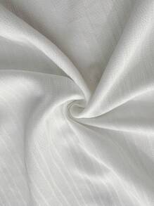 Uhlyne 女士时尚缺口领无袖衬衫，简约休闲日常穿着 - 白色 - 查看 3